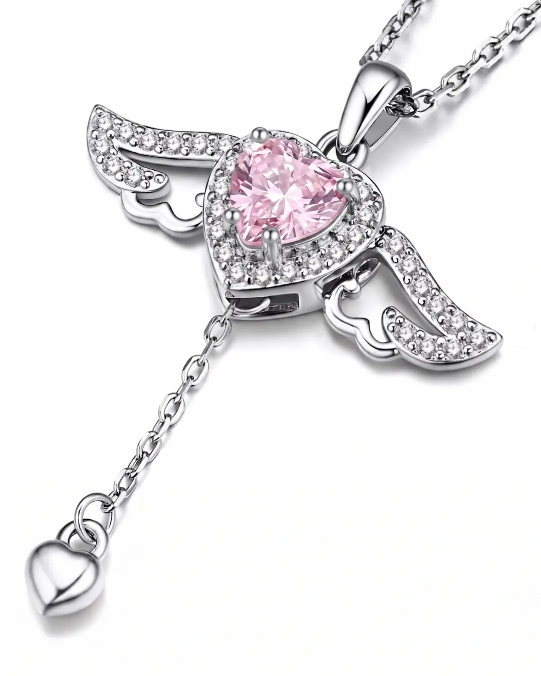 Angel Wing Heart Pendant