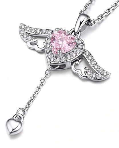 Angel Wing Heart Pendant