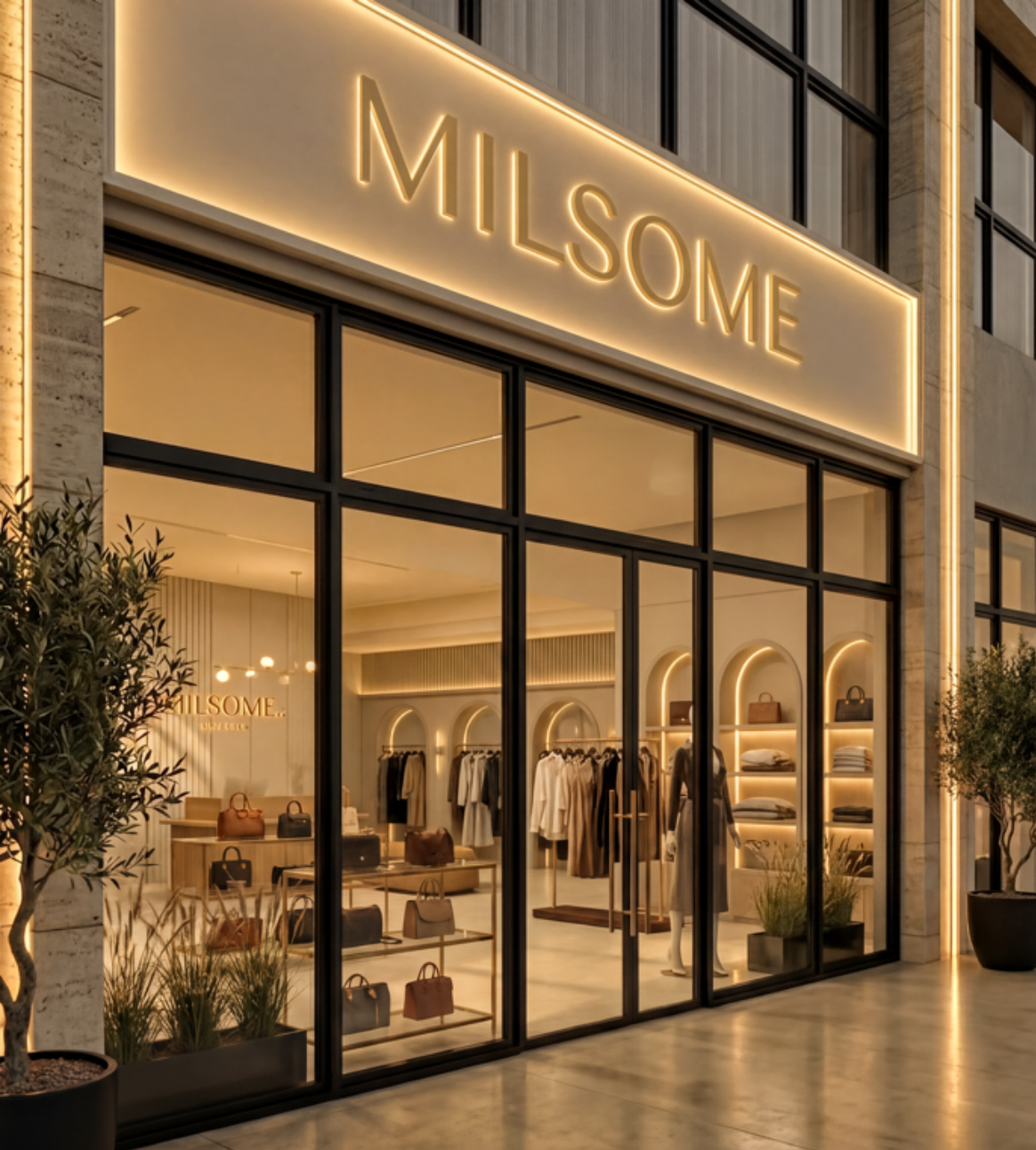 Milsome luxury bag, accesories and jewerly.